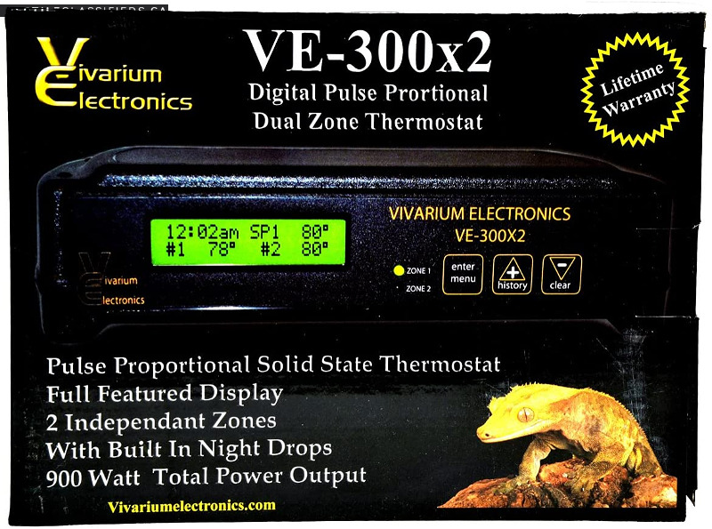 Vivarium Electronics thermostats - brand new & used